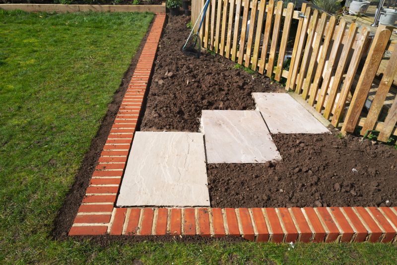 Brick Border Installation