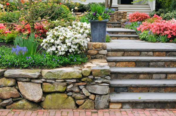 Stone Stairs Repair in Elkhart