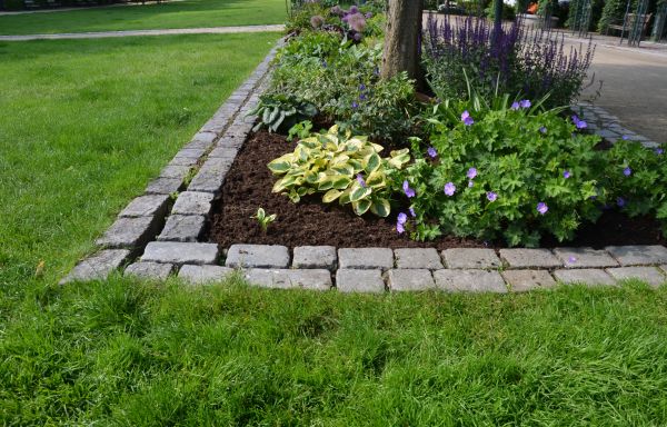 Stone Edging Installation in Elkhart