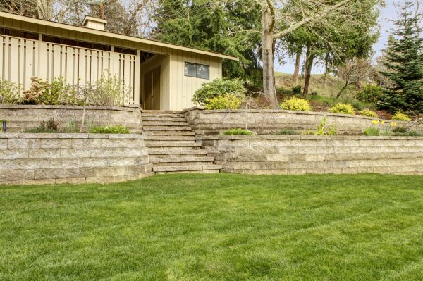 Retaining Wall Construction in Elkhart