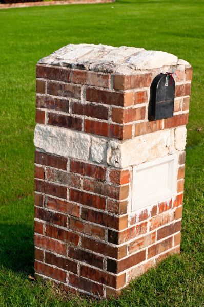 Brick Mailbox Installation in Elkhart