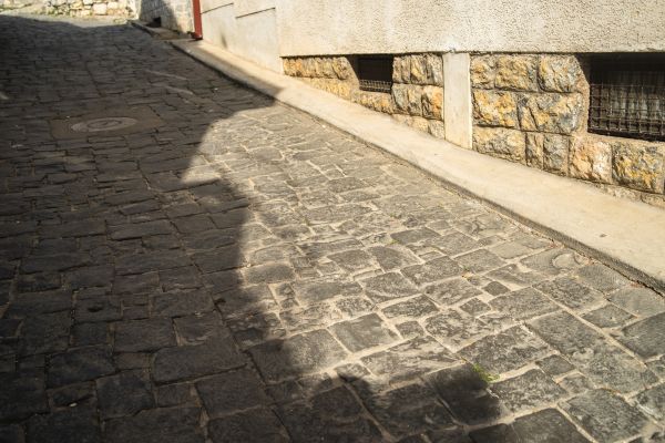 Stone Sidewalk Repair in Elkhart