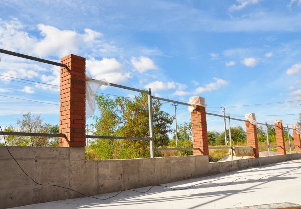Brick Pillar Installation in Elkhart